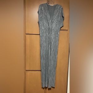 Porridge from Anthropologie Silver Jumpsuit